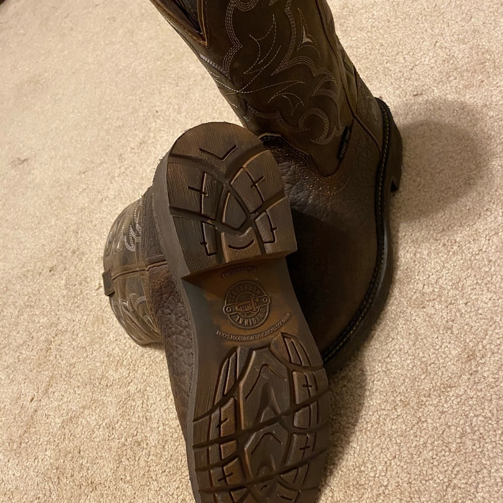 Justin steel toe boots